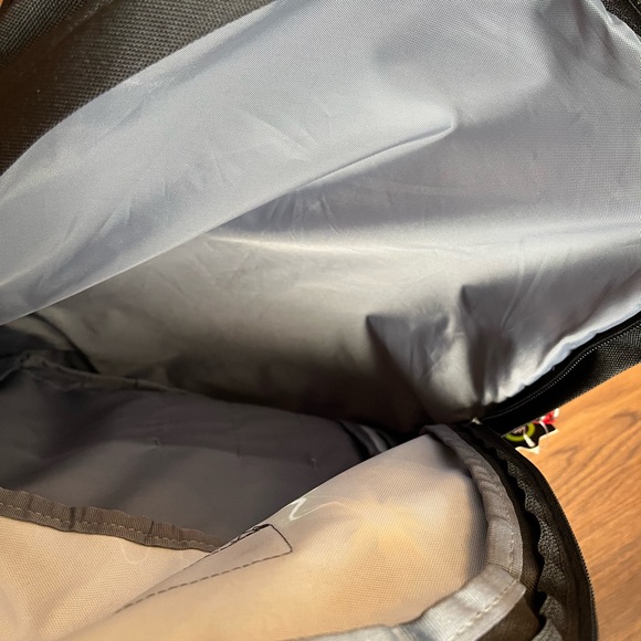 NWT JanSport Black Backpack with lightening Accents - Picture 4 of 6